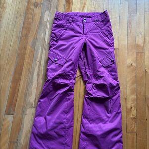 Burton Kids' Vibrant Purple Cargo ski Pants, seize large